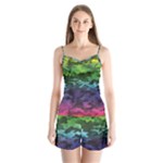 Rainbow Camouflage Satin Pajamas Set