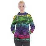 Rainbow Camouflage Women s Hooded Pullover