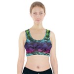 Rainbow Camouflage Sports Bra With Pocket