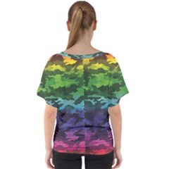 V-Neck Dolman Drape Top 