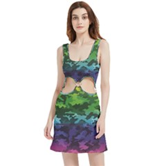 Velour Cutout Dress 