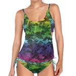 Rainbow Camouflage Tankini Set