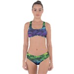 Rainbow Camouflage Criss Cross Bikini Set