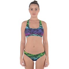 Rainbow Camouflage Cross Back Hipster Bikini Set from ArtsNow.com