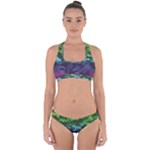 Rainbow Camouflage Cross Back Hipster Bikini Set