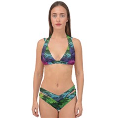 Double Strap Halter Bikini Set 