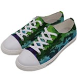 Rainbow Camouflage Women s Low Top Canvas Sneakers