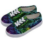 Rainbow Camouflage Kids  Classic Low Top Sneakers