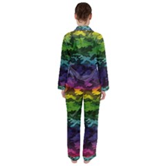 Women s Long Sleeve Satin Pajamas Set 