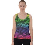 Rainbow Camouflage Velvet Tank Top