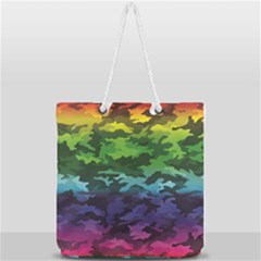 Full Print Rope Handle Tote (Large) 
