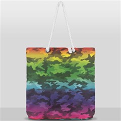 Full Print Rope Handle Tote (Large) 