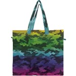 Rainbow Camouflage Canvas Travel Bag