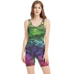 Rainbow Camouflage Women s Wrestling Singlet