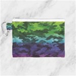 Rainbow Camouflage Canvas Cosmetic Bag (Medium)