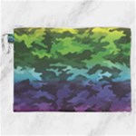 Rainbow Camouflage Canvas Cosmetic Bag (XXL)