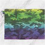 Rainbow Camouflage Canvas Cosmetic Bag (XXXL)