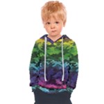 Rainbow Camouflage Kids  Overhead Hoodie