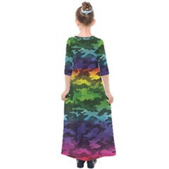 Kids  Quarter Sleeve Maxi Dress 