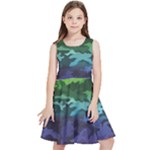 Rainbow Camouflage Kids  Skater Dress