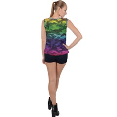 Bubble Hem Chiffon Tank Top 