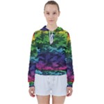 Rainbow Camouflage Women s Tie Up Sweat