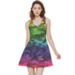 Rainbow Camouflage Inside Out Reversible Sleeveless Dress