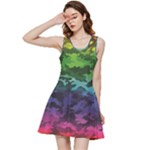 Rainbow Camouflage Inside Out Racerback Dress