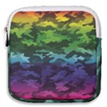 Rainbow Camouflage Mini Square Pouch