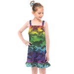 Rainbow Camouflage Kids  Overall Dress