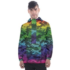 Men s Front Pocket Pullover Windbreaker 