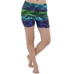 Rainbow Camouflage Lightweight Velour Yoga Shorts