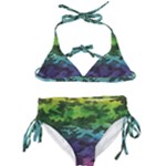 Rainbow Camouflage Kids  Classic Bikini Set