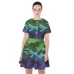 Rainbow Camouflage Sailor Dress