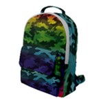 Rainbow Camouflage Flap Pocket Backpack (Large)