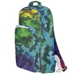 Rainbow Camouflage Double Compartment Backpack