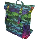 Rainbow Camouflage Buckle Up Backpack