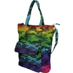 Rainbow Camouflage Shoulder Tote Bag