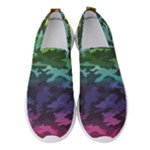 Rainbow Camouflage Women s Slip On Sneakers