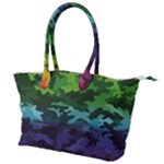 Rainbow Camouflage Canvas Shoulder Bag