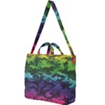 Rainbow Camouflage Square Shoulder Tote Bag