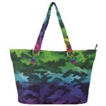 Rainbow Camouflage Full Print Shoulder Bag