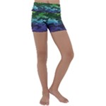 Rainbow Camouflage Kids  Lightweight Velour Yoga Shorts