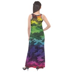 Sleeveless Velour Maxi Dress 