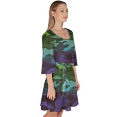 Velour Kimono Dress 