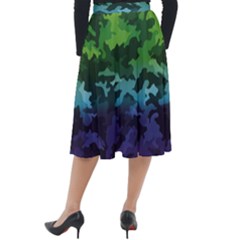 Classic Velour Midi Skirt  