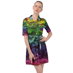 Belted Shirt Dress 