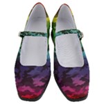 Rainbow Camouflage Women s Mary Jane Shoes