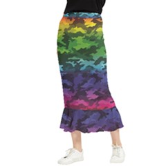 Maxi Fishtail Chiffon Skirt 