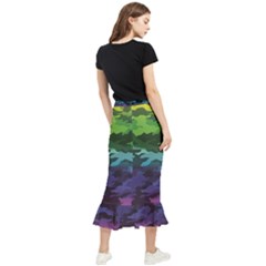 Maxi Fishtail Chiffon Skirt 